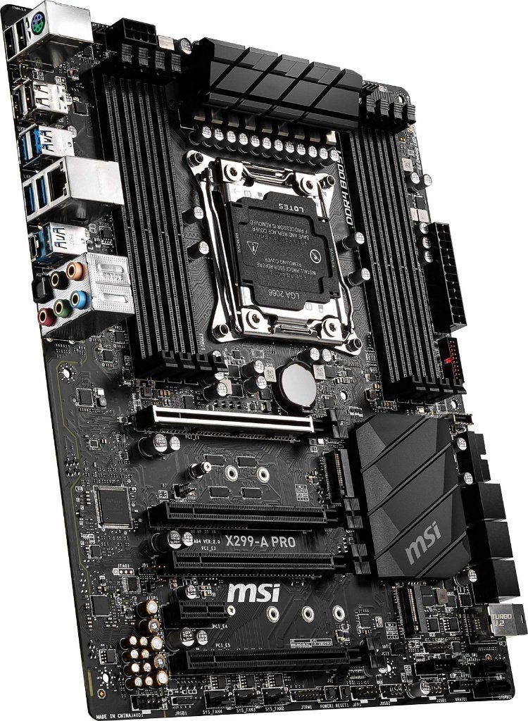 MSI X299-A PRO Moederbord, Computers en Software, Moederborden, Zo goed als nieuw, Intel, DDR4, Ophalen of Verzenden