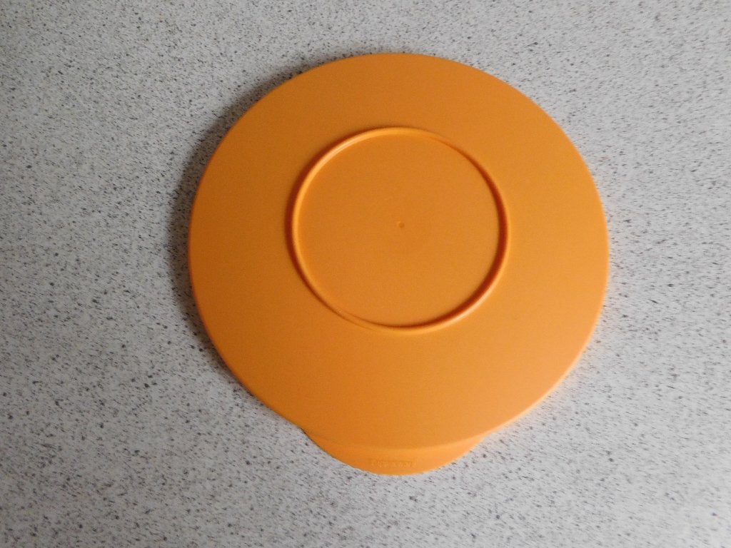 Tupperware Trendy Deksel voo Smart Kom 17 cm. Oranje, Ophalen of Verzenden, Zo goed als nieuw, Oranje, Overige typen