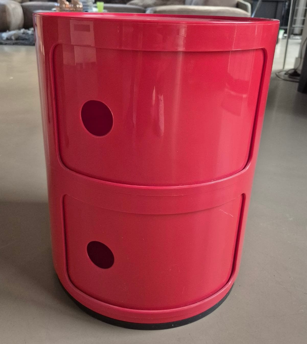 Vintage Kartell nachtkastje/opbergkastje/bijzettafel, Huis en Inrichting, Ophalen, Kunststof, Minder dan 45 cm, Zo goed als nieuw