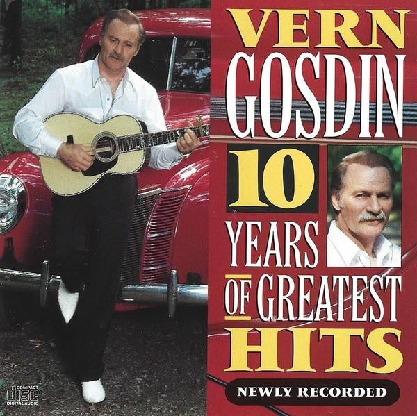 Vern Gosdin - 10 Years of Greatest Hits CD, Cd's en Dvd's, Ophalen of Verzenden, Zo goed als nieuw