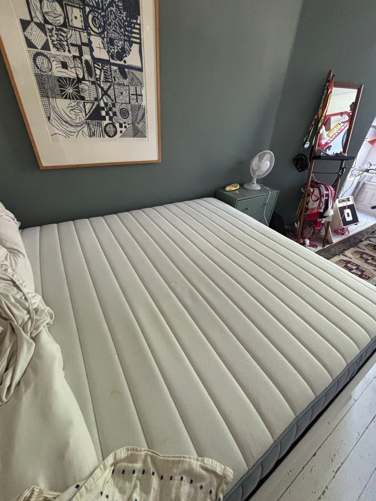 IKEA VALEVÅG matras 160 cm, Huis en Inrichting, Slaapkamer | Matrassen en Bedbodems, Ophalen, Tweepersoons, Zo goed als nieuw