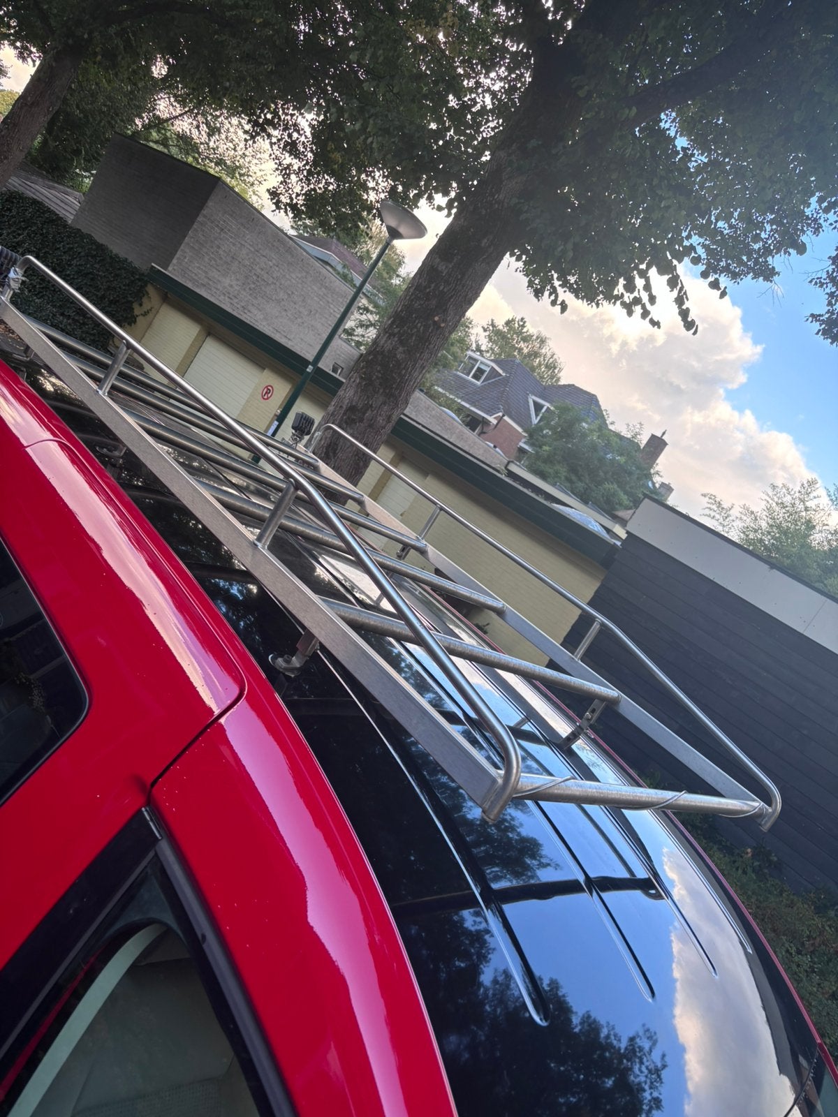 Metalen dakdrager op caddy combi, Auto diversen, Ophalen, Zo goed als nieuw