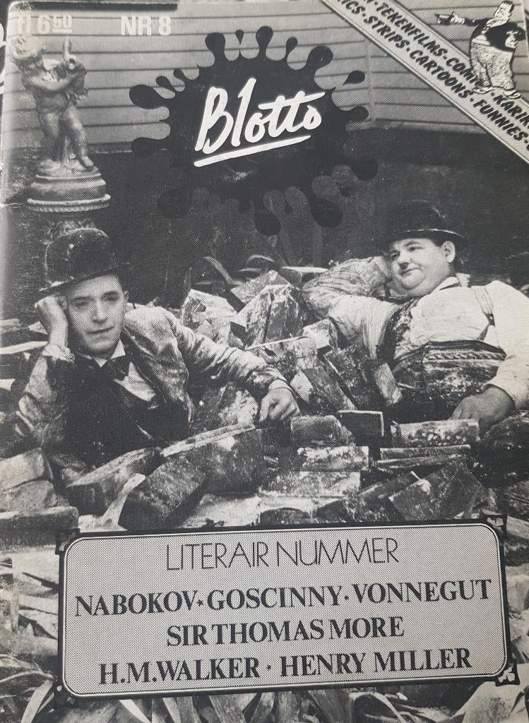 Laurel en Hardy - Blotto magazine nr 8, Ophalen of Verzenden, Gebruikt, Overige typen