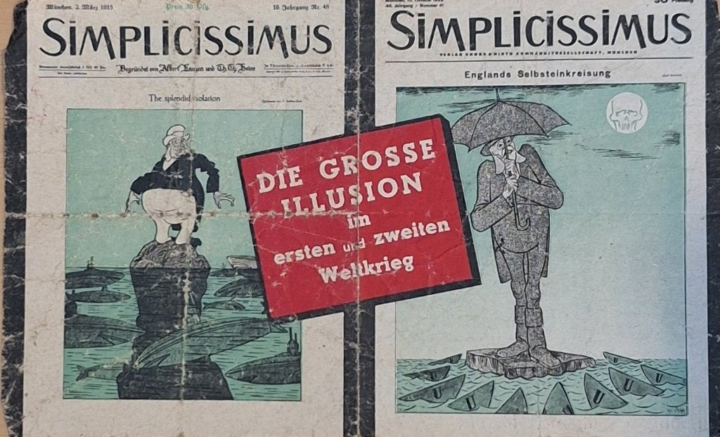 WWII-propagandastrooibiljet 'Simplicissimus' (1943), Verzamelen, Ophalen of Verzenden, Overige soorten, Engeland, Overige typen