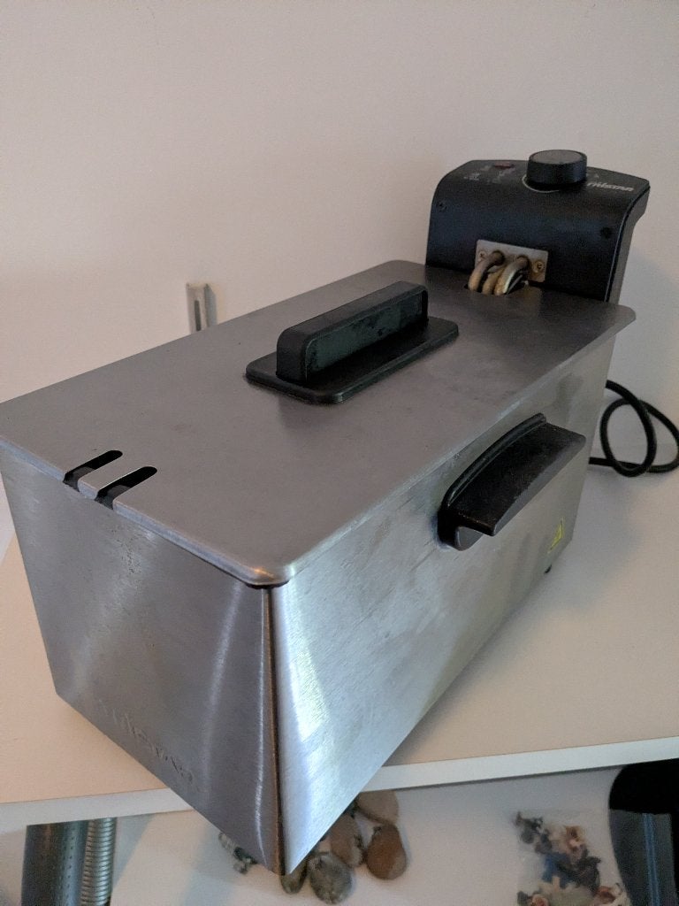 Frituurpan, Witgoed en Apparatuur, Frituurpannen, 2 tot 3 liter, Ophalen of Verzenden, Gebruikt