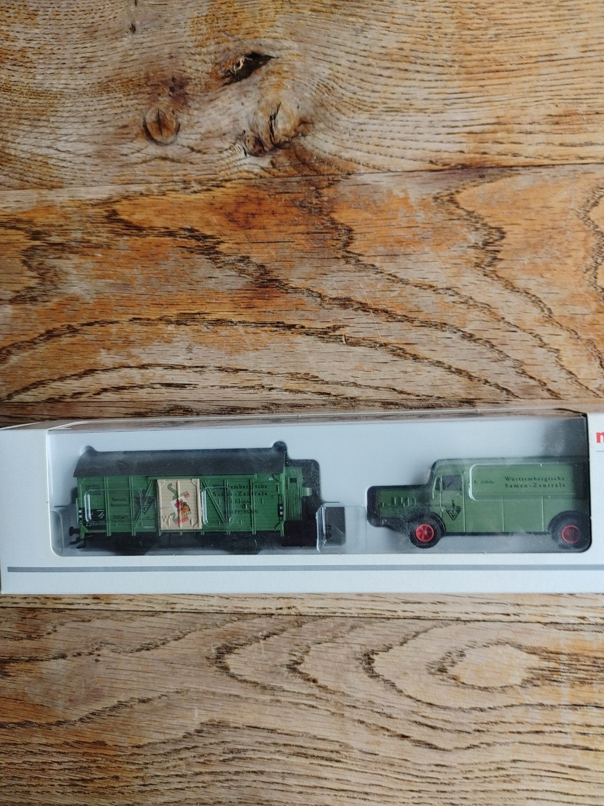 Märklin H0 Museum 2005 Set: Wagon & Bestelwagen, Wisselstroom, Ophalen of Verzenden, Analoog, Märklin