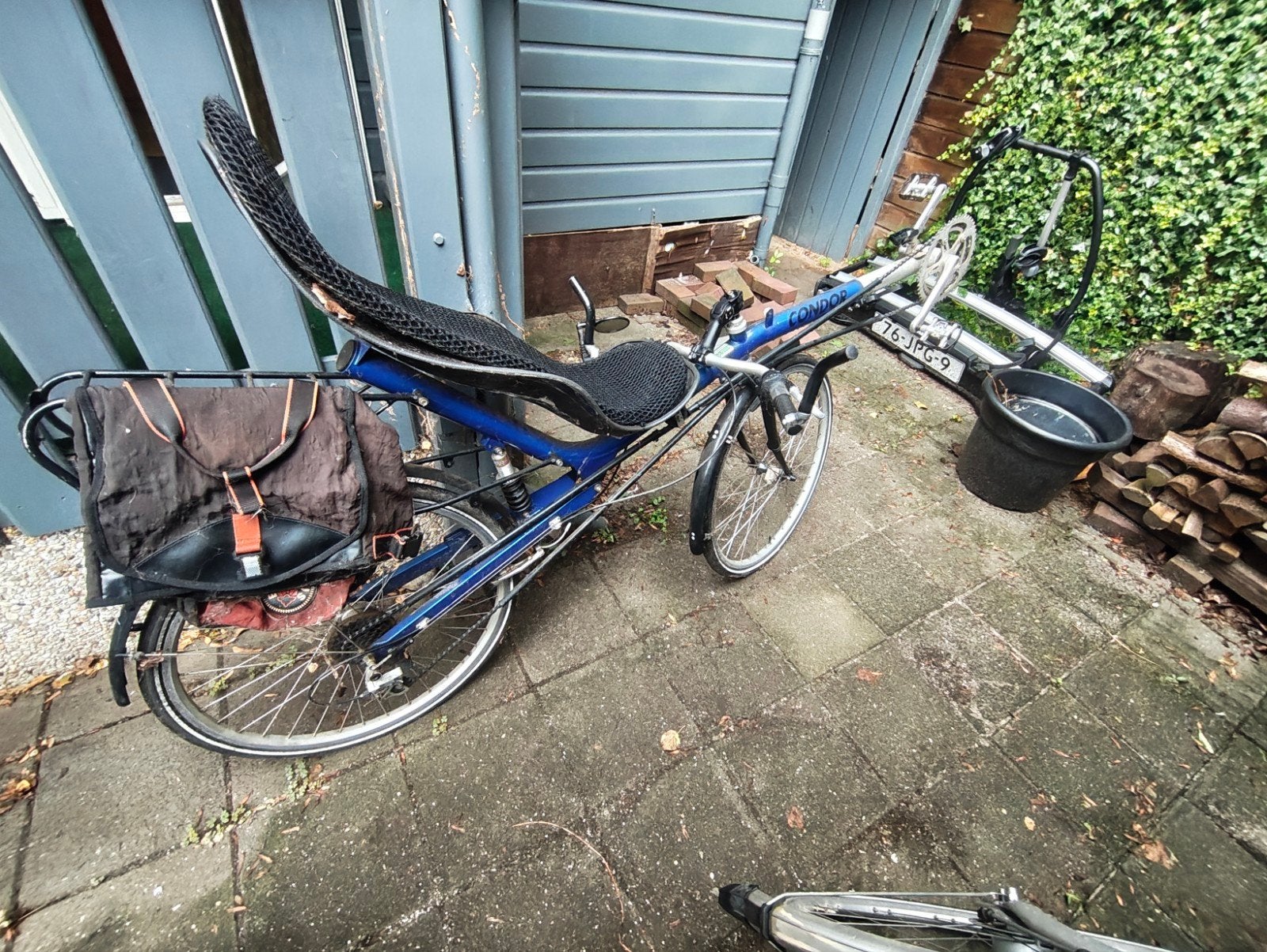 ligfiets optima condor, Gebruikt, Velgrem, Onderstuur, Ophalen