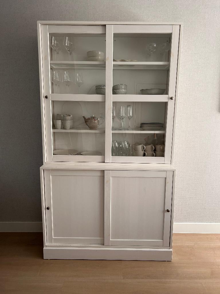 Vitrinekast IKEA, Ophalen, Gebruikt, 100 tot 150 cm, 200 cm of meer