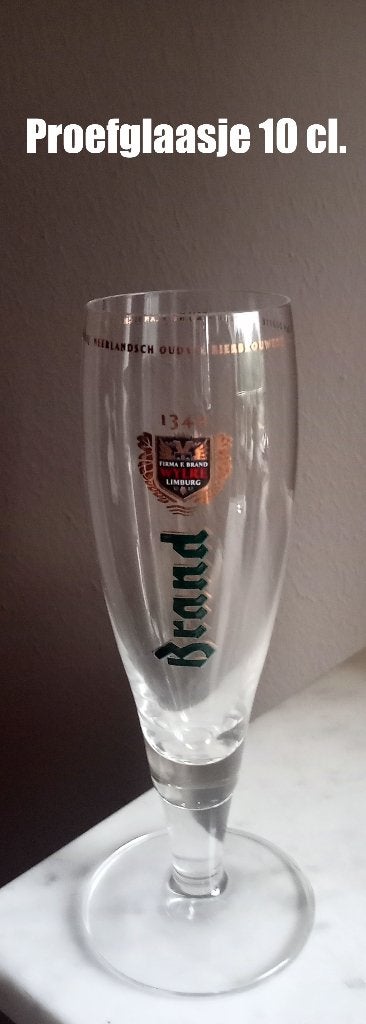 BRAND PROEFGLAASJE 10 cl., Ophalen of Verzenden, Zo goed als nieuw, Glas of Glazen, Brand