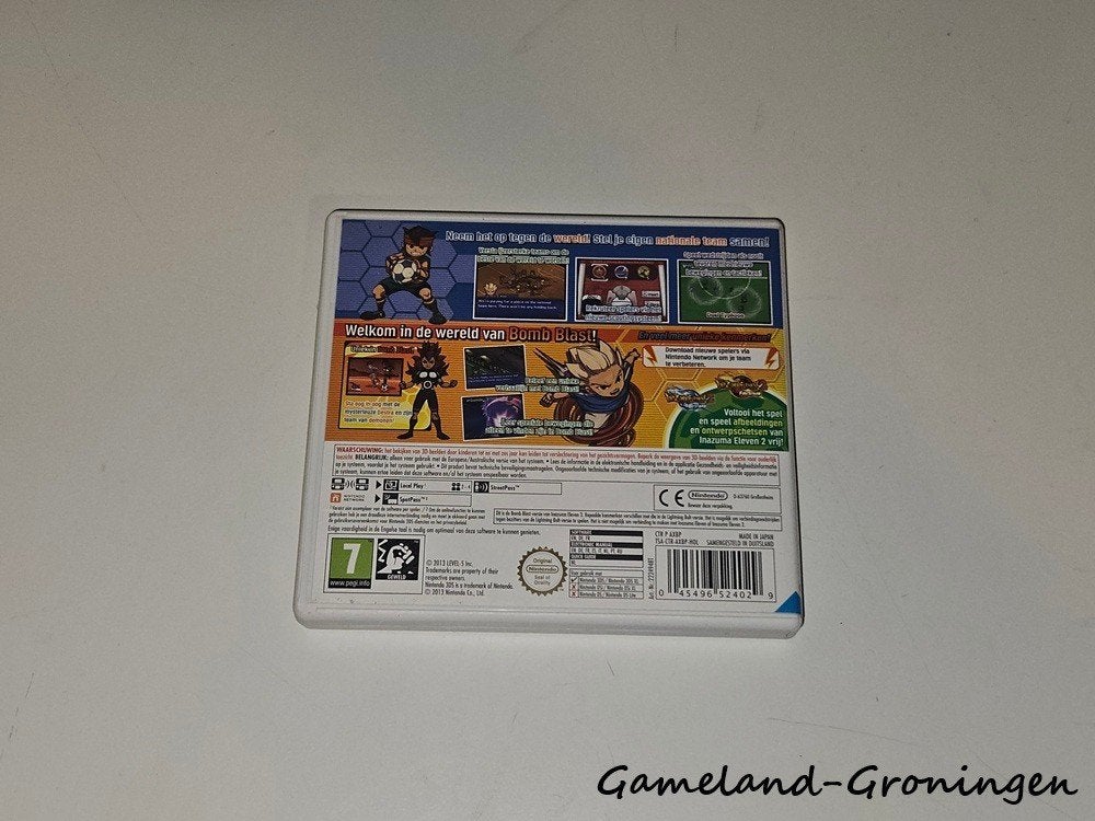 Inazuma Eleven 3 Bomb Blast (3DS) Compleet, Spelcomputers en Games, Games | Nintendo 2DS en 3DS, Gebruikt, -, -, 1 speler