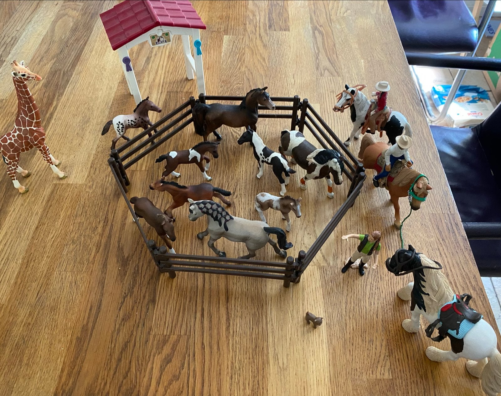 Grote Schleich paarden  set, Ophalen of Verzenden, Gebruikt, Jongen of Meisje