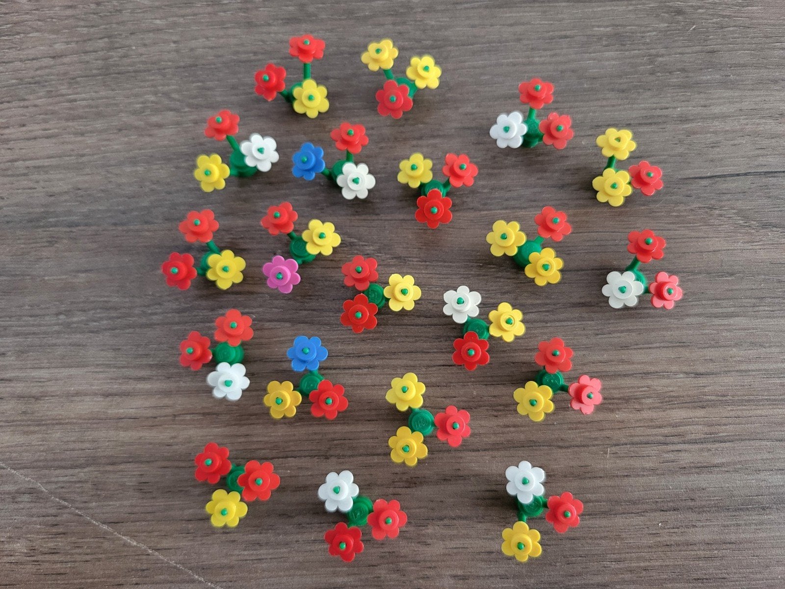 set7. 20 setjes Lego classic bloemen / flowers. Vintage, Ophalen of Verzenden, Zo goed als nieuw, Lego