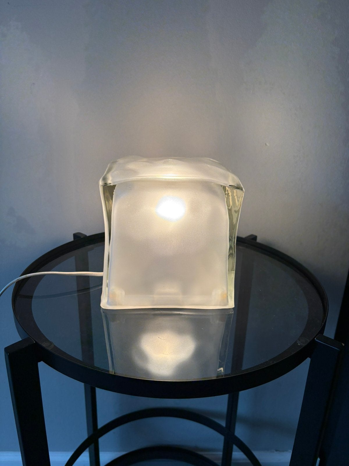 IKEA Iviken Ice Cube tafellamp uit de jaren ‘90, Huis en Inrichting, Met schakelaar, Scandinavisch, Ophalen of Verzenden, Zo goed als nieuw