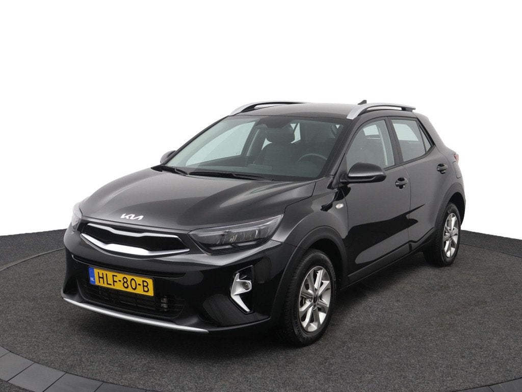 Kia Stonic 1.0 T-GDi MHEV DynamicLine Automaat - Climate Con, Auto's, Kia, 1160 kg, Met garantie (alle), Zwart, Origineel Nederlands