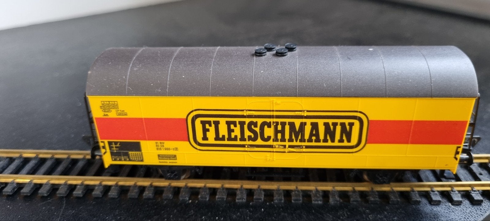 Fleischmann koelwagen DB, Gebruikt, Gelijkstroom, Fleischmann, Wagon