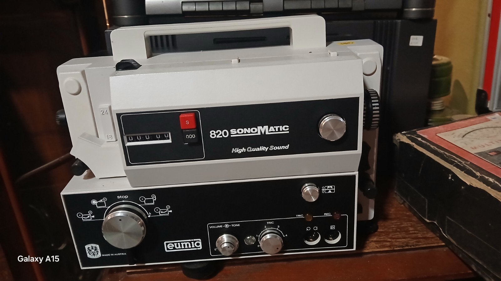 Eumig 820 Sonomatic Super 8 projector - High Quality Sound, Ophalen, Gebruikt, Overige typen