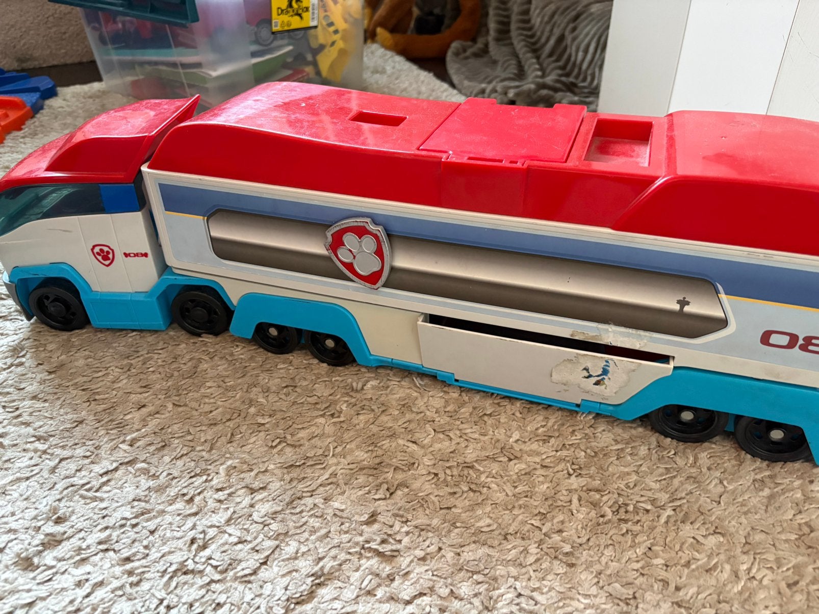 Paw Patrol vrachtwagens- 2 stuks, Ophalen, Gebruikt