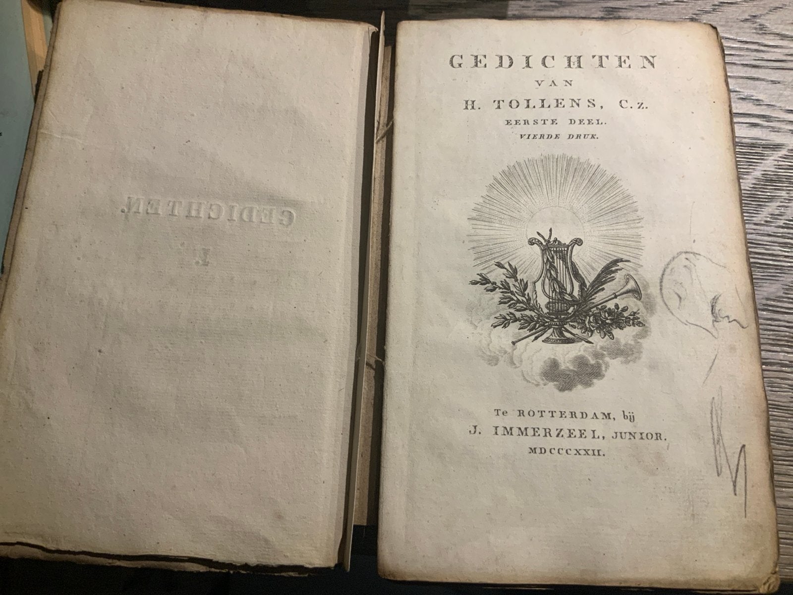 Gedichten van H. Tollens, c.z. - Eerste Deel, Vierde Druk, Ophalen of Verzenden, Gelezen, Eén auteur