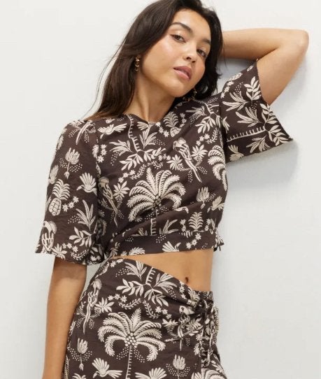 Cotton club blouse, Kleding | Dames, Tops, Ophalen of Verzenden, Nieuw, Maat 38/40 (M), Korte mouw