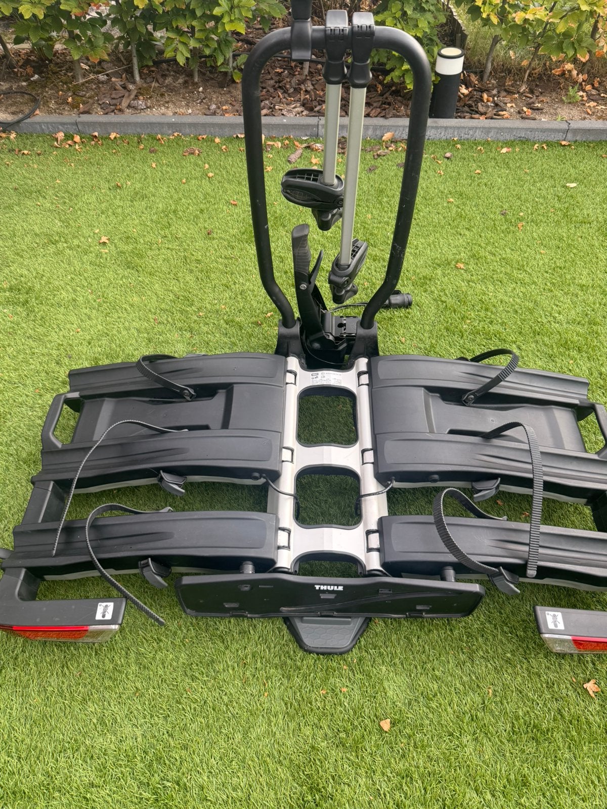Thule Easyfold XT 934 fietsendrager 3 elektrische fietsen, Auto diversen, Fietsendragers, Ophalen, Zo goed als nieuw, Trekhaakdrager