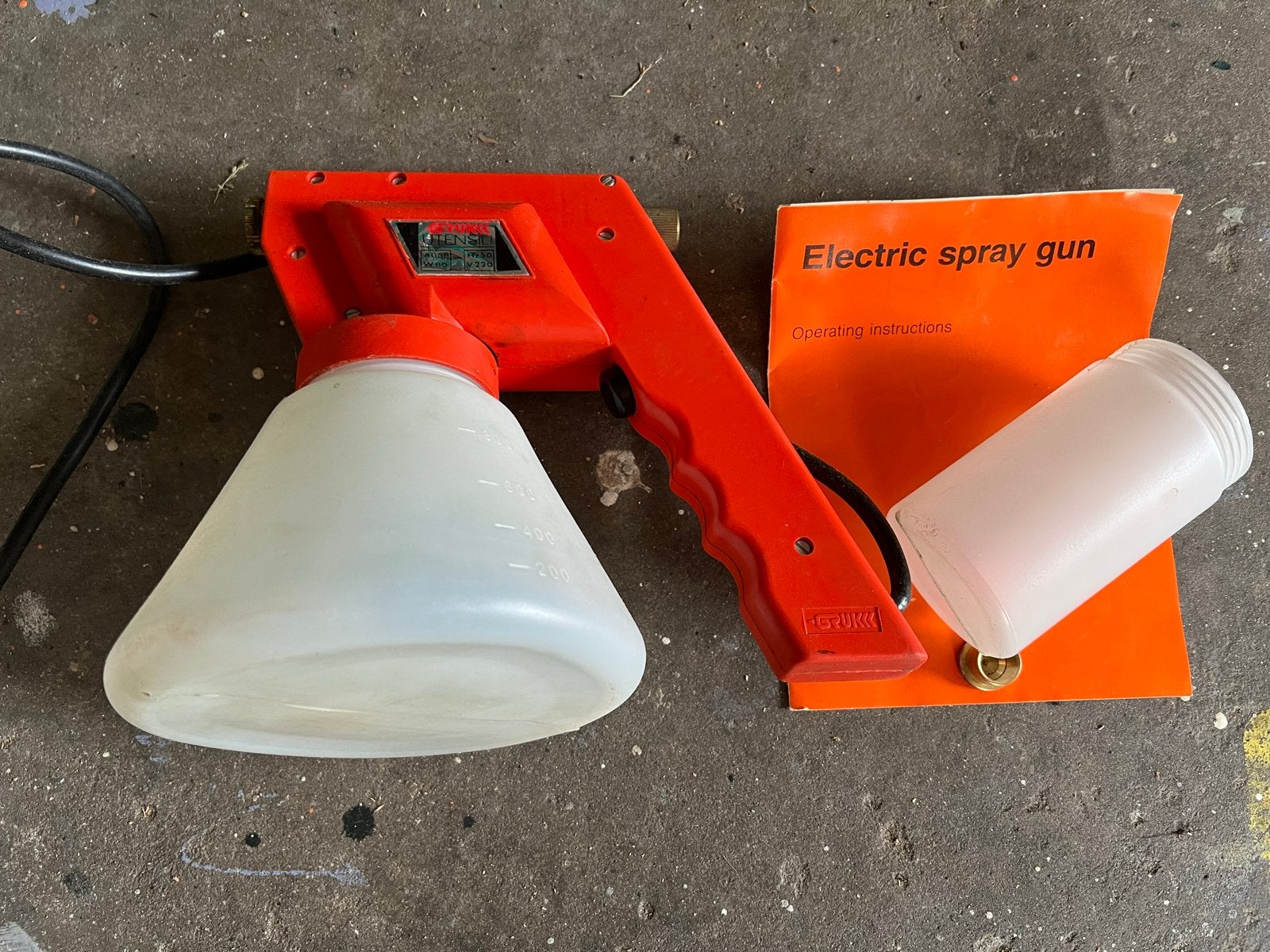 Elektrische verfspuit, Ophalen of Verzenden, Gebruikt, Verfspuit of Verfpomp