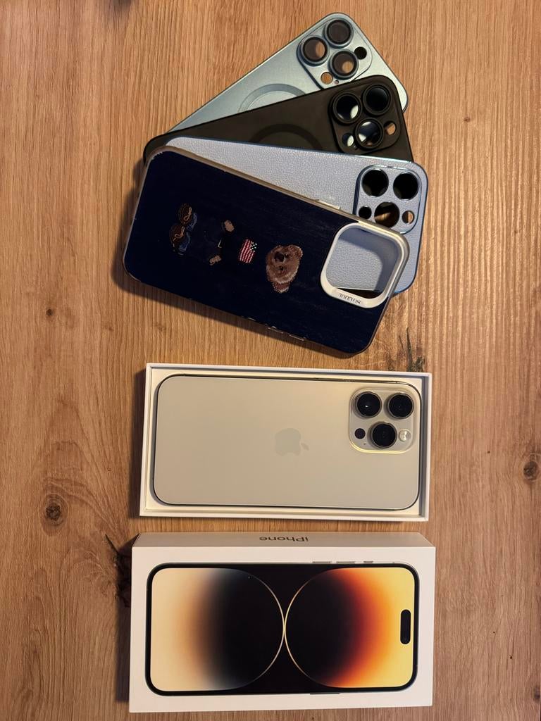 iPhone 14 Pro Max Goud 128GB - Zo goed als nieuw!, Telecommunicatie, 128 GB, 86 %, Ophalen of Verzenden, Zo goed als nieuw
