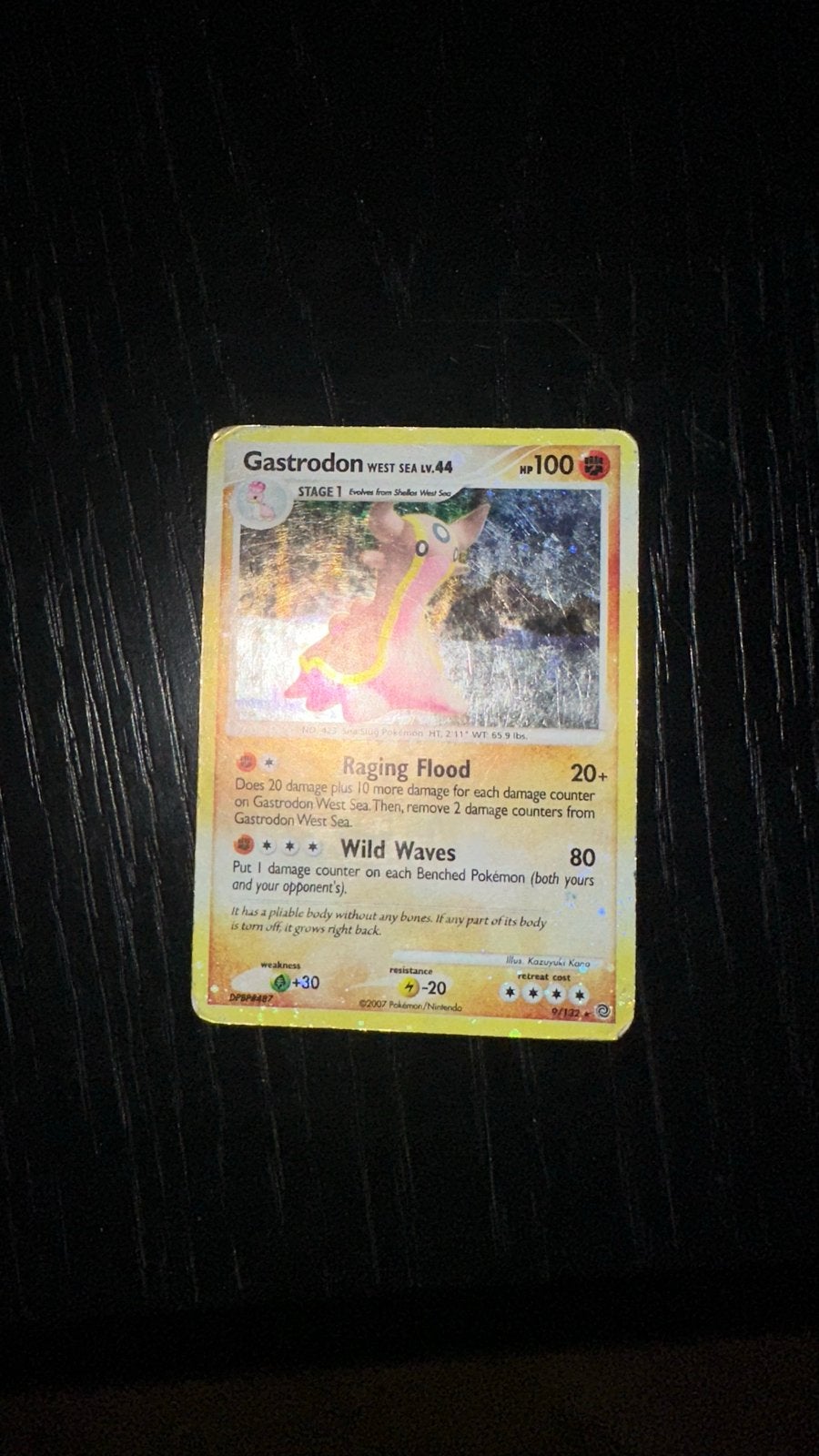 Gastrodon West Sea LV.44 Pokémon Kaart (2007), Ophalen of Verzenden, Gebruikt, Losse kaart