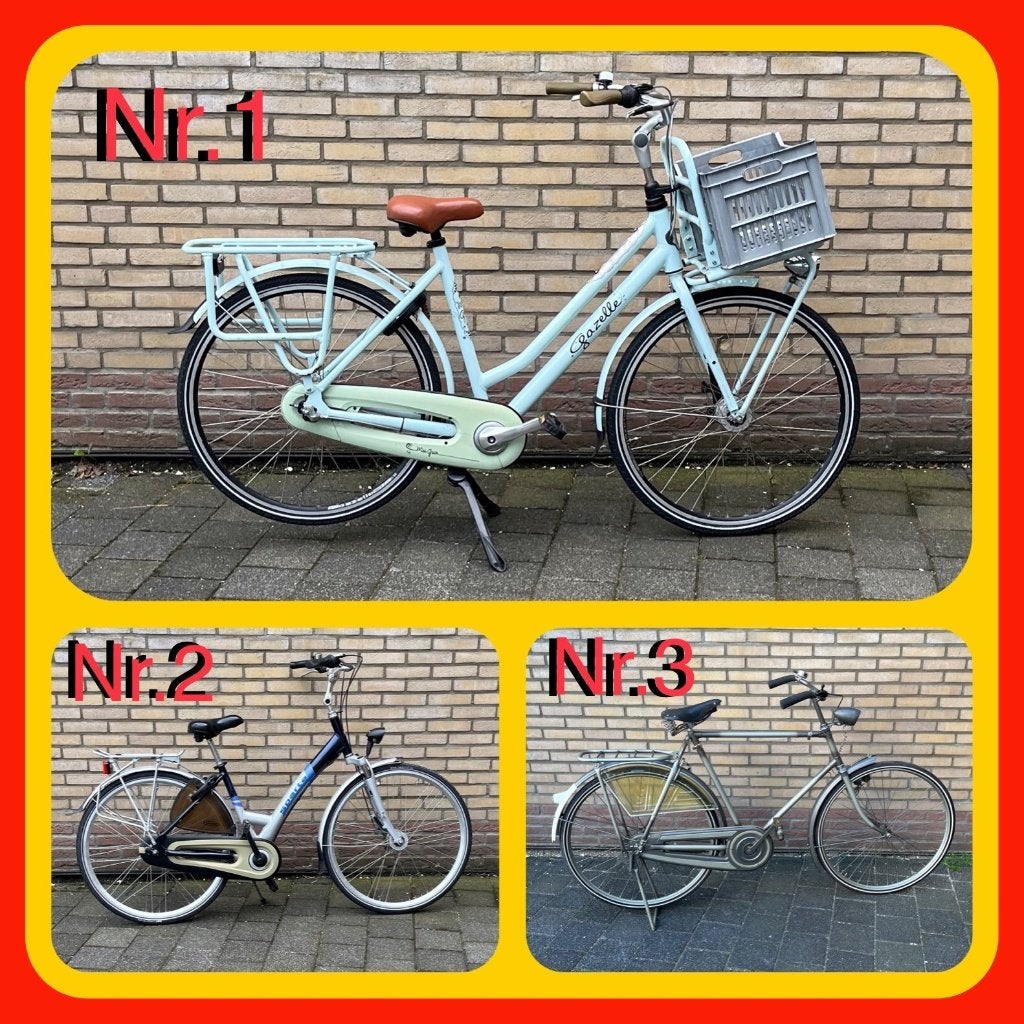 115. Gezelle Miss Crace en Heren fiets 1958 en Sparta Dames, Ophalen, Gebruikt, Sparta, Versnellingen