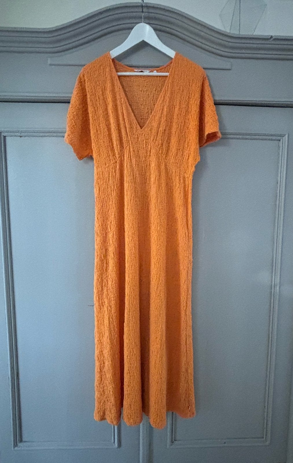 Demin Tom Tailor lange oranje jurk XL, Kleding | Dames, Jurken, Maat 42/44 (L), Oranje, Ophalen of Verzenden, Zo goed als nieuw