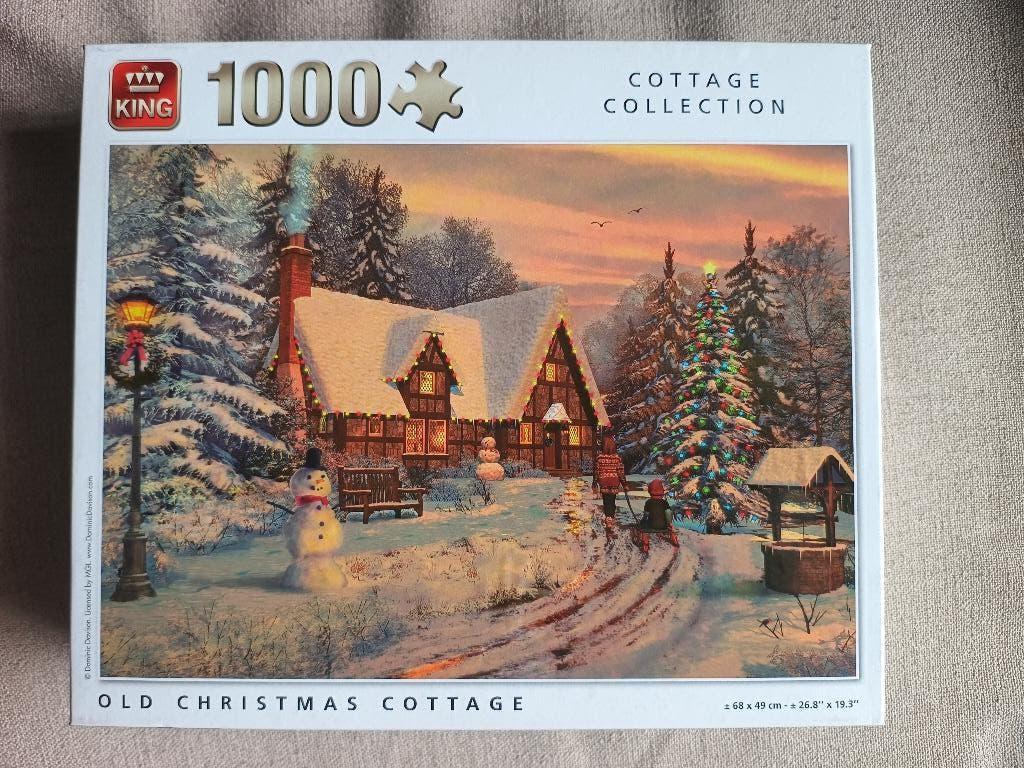 2 King puzzels kerst 1000 stukjes, Ophalen, 500 t/m 1500 stukjes, Nieuw
