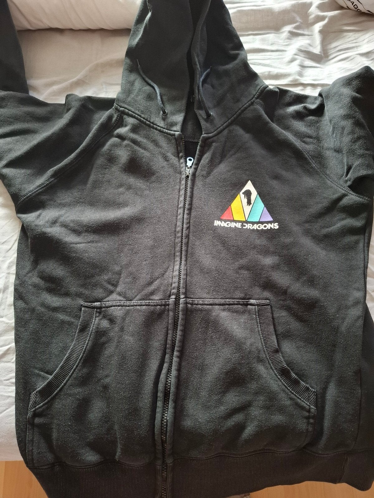 Imagine Dragons Evolve Hoodie, Ophalen of Verzenden, Gedragen, Zwart