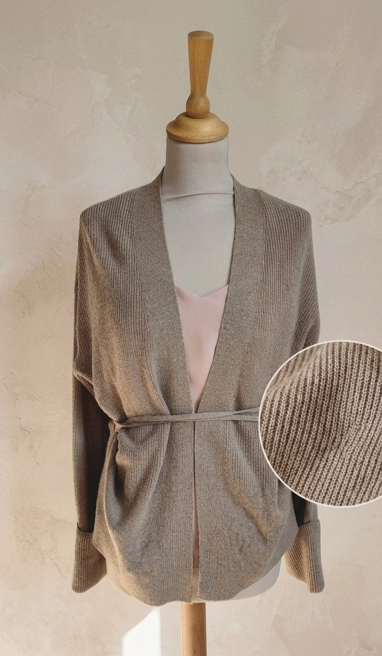 YAYA WOMEN Cardigan, Kleding | Dames, Maat 38/40 (M), YAYA WOMEN, Beige, Ophalen of Verzenden