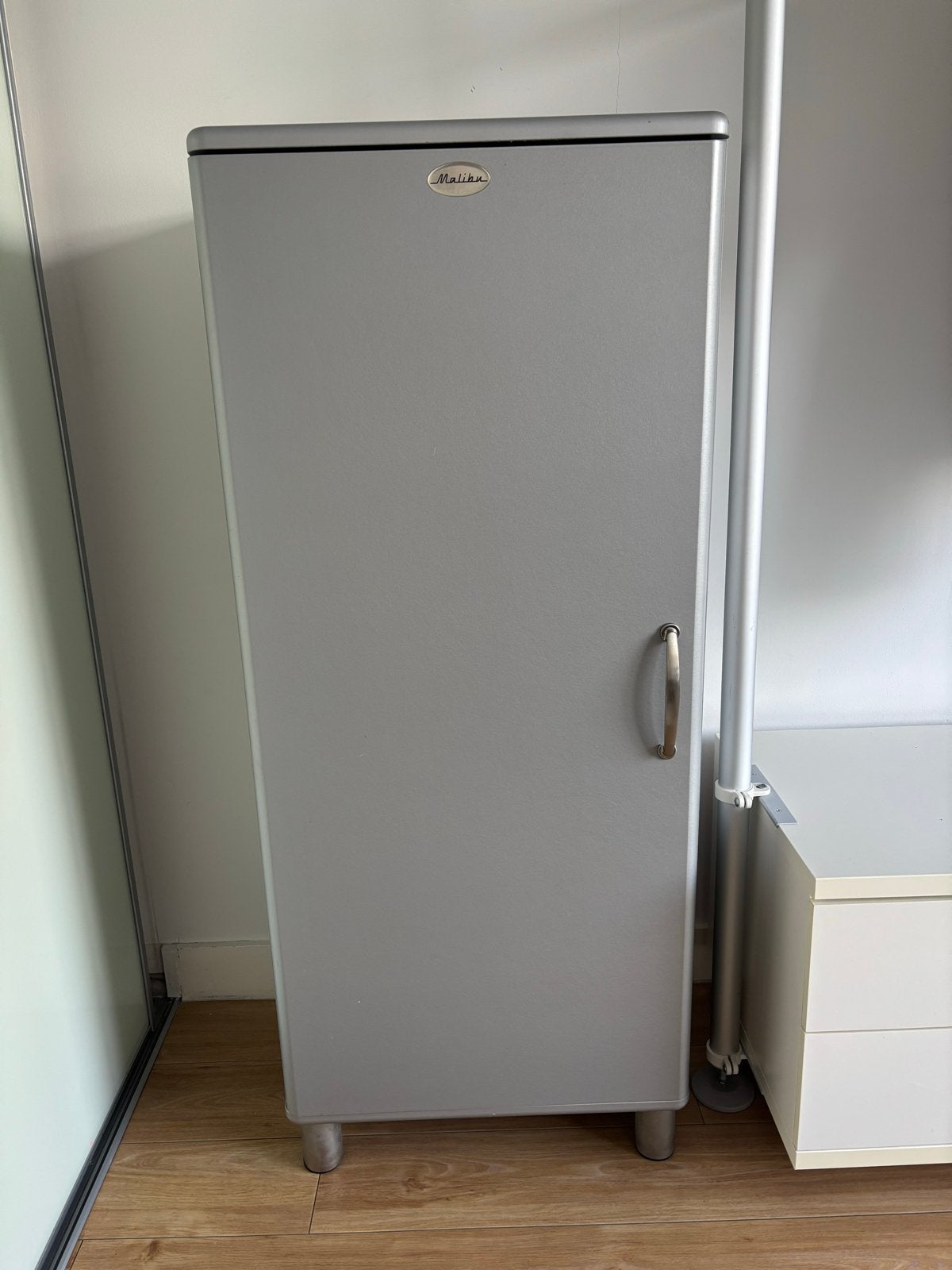 Vintage stijl Malibu kast - Zilvergrijs, Ophalen, Gebruikt