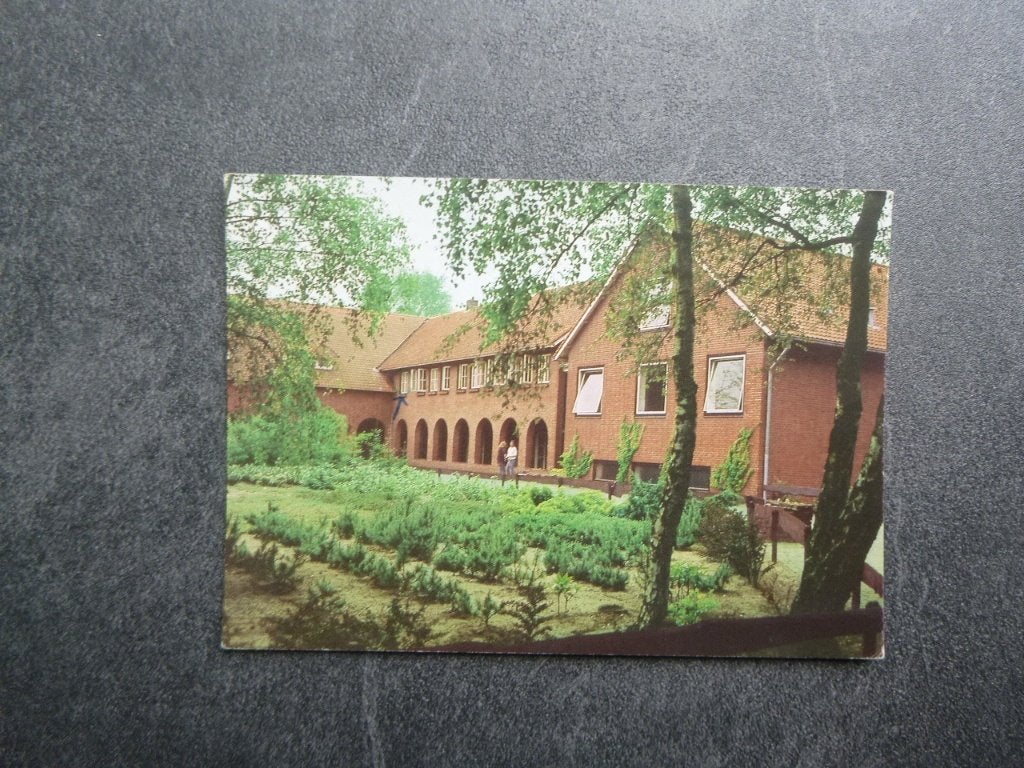 Ossendrecht, volks abdij onze lieve vrouw ter duinen 1987, Verzamelen, Ansichtkaarten | Nederland, Verzenden, Voor 1920, Zeeland