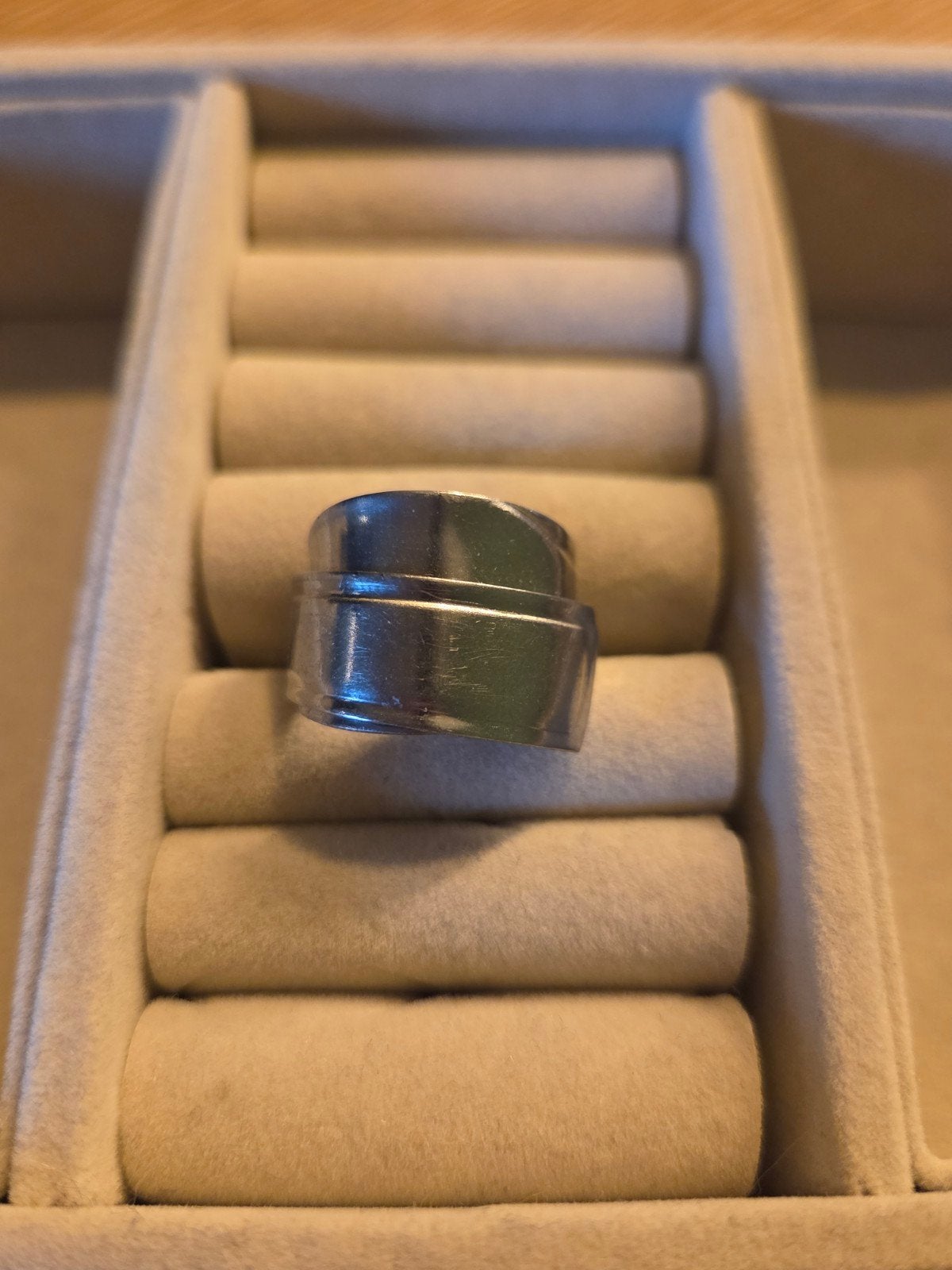 Zelfgemaakte ring, maat 18,5, unisex, Ophalen, Nieuw, Dame of Heer, Zilver