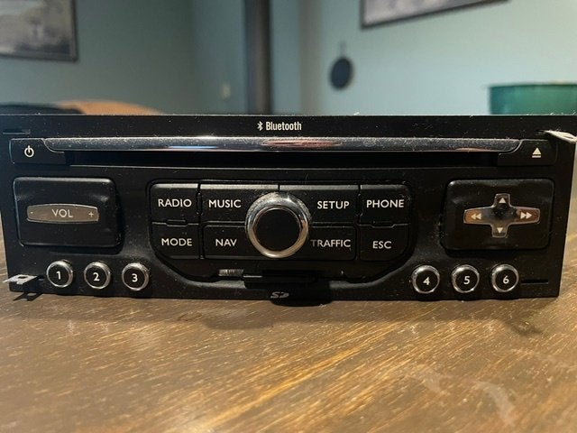 Autoradio Peugot/Citroën Harman Becker, Ophalen of Verzenden, Gebruikt