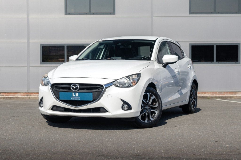 Mazda 2 1.5 Skyactive-G TS, navi, cruise, airco, Auto's, Mazda, Gebruikt, 4 cilinders, Met garantie (alle), Wit