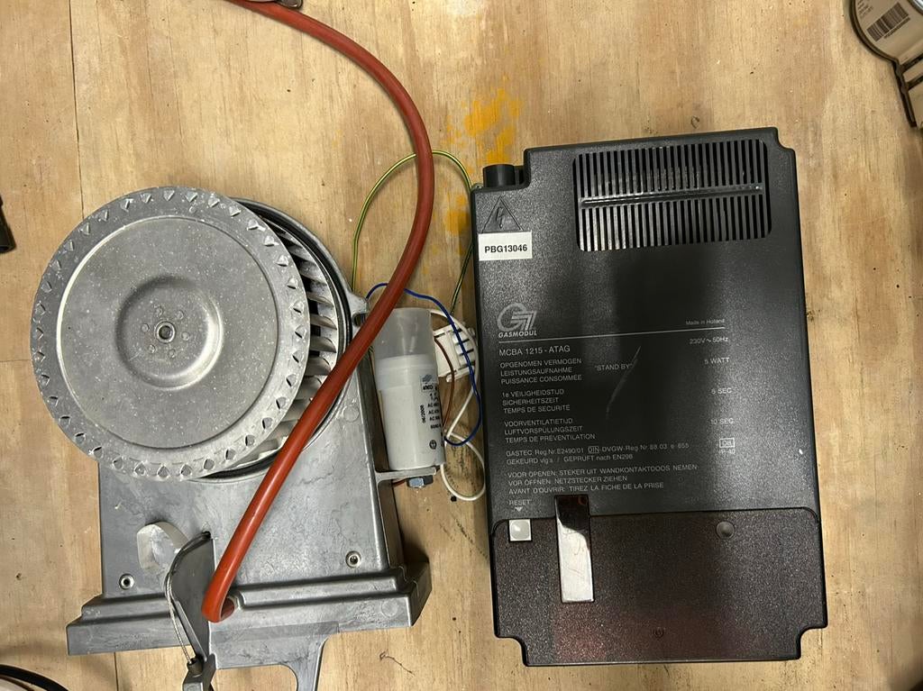Atag ventilator en gasmodul MCBA 1215 blauwe engel 1, Gebruikt, Minder dan 30 cm, Hoog rendement (Hr), Cv-ketel of Combi-ketel