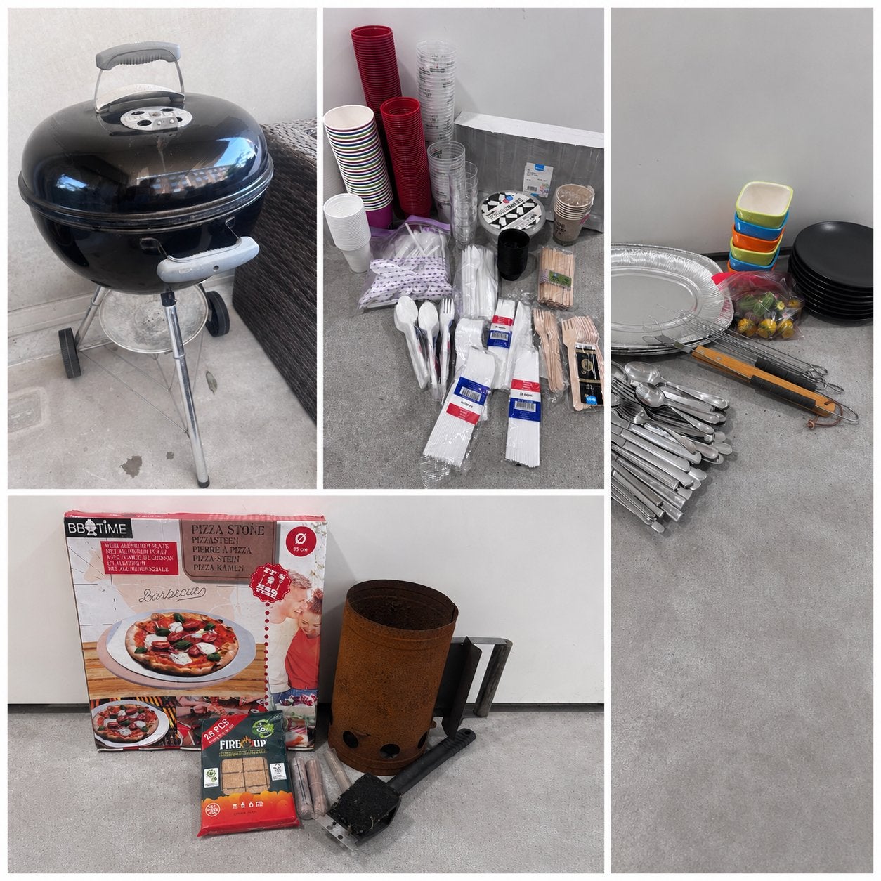 Weber BBQ met diverse toebehoren, Ophalen, Gebruikt, Met accessoires