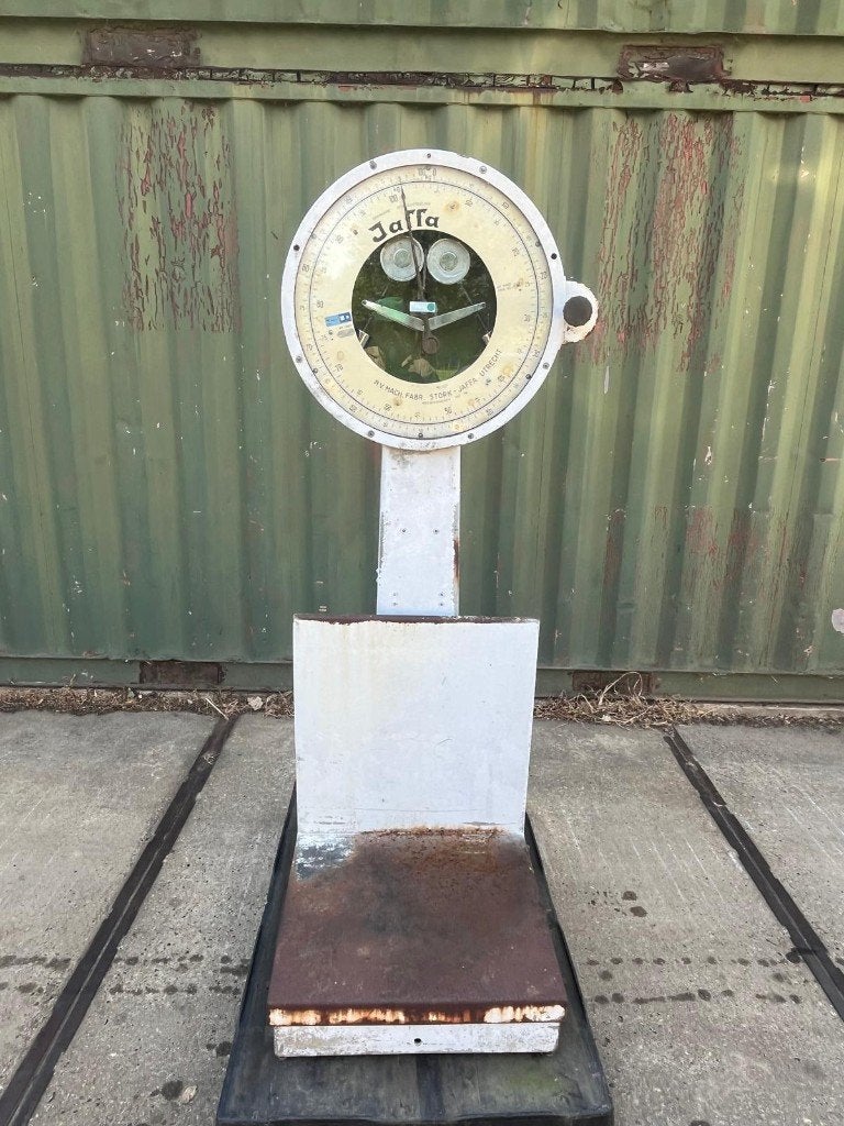 Antieke Jaffa Industriële Weegschaal - Vintage, Ophalen, Gebruikt, Overige typen, 50 tot 100 kg