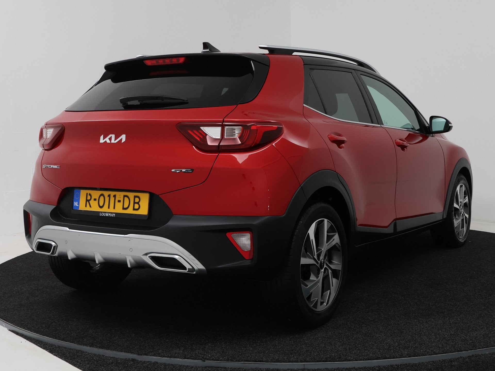 Kia Stonic 1.0 T-GDi MHEV GT-Line | 120PK | Stuur-/Stoelverw, 450 kg, Gebruikt, Leder en Stof, Origineel Nederlands