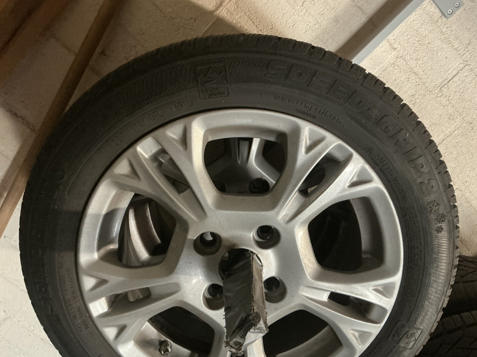 Aluminium velgen, Ophalen, 15 inch, Velg(en), Winterbanden