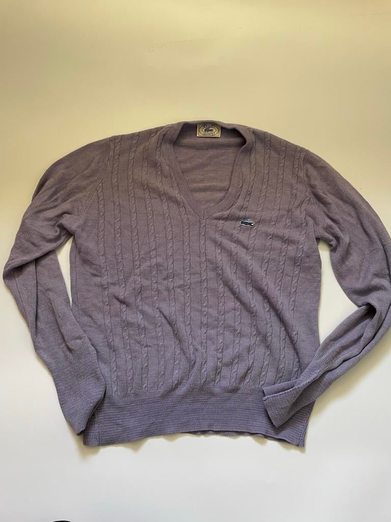 Lacoste Trui Maat M - Vintage Stijl, Ophalen of Verzenden, Gedragen, Maat 48/50 (M)