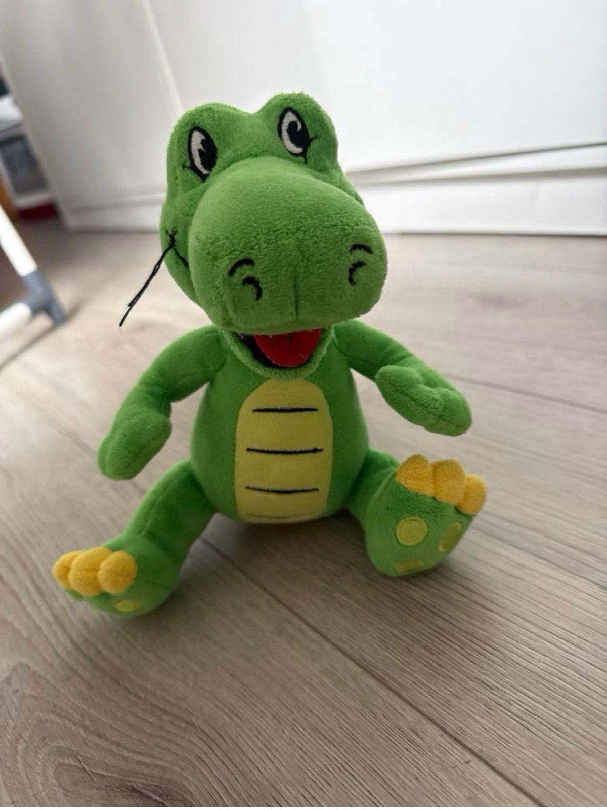 Dino knuffel van Juliana Toren - Zo goed als nieuw, Kinderen en Baby's, Groen, Ophalen of Verzenden, Zo goed als nieuw, Dinosaurus