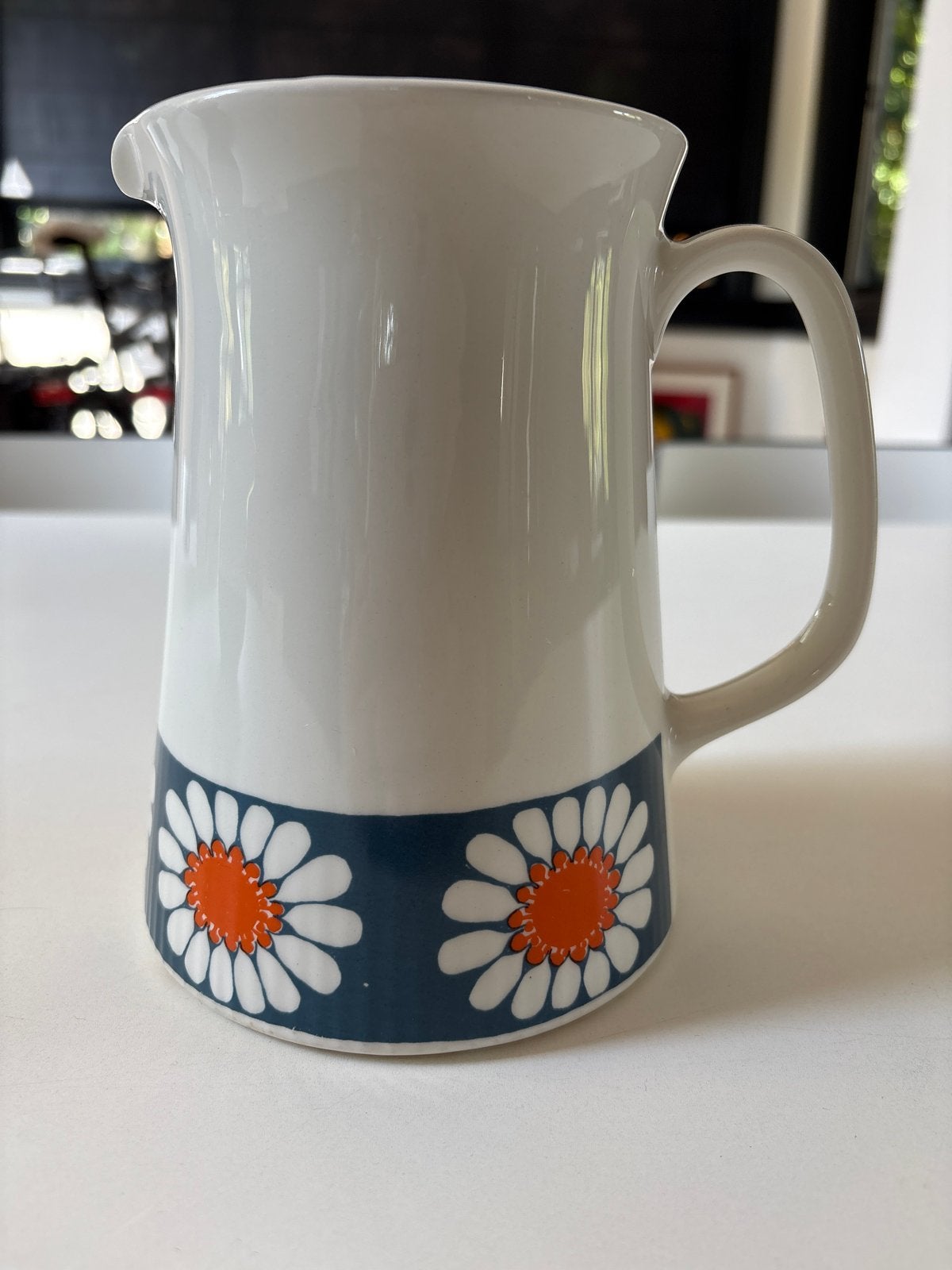Vintage Turi Design Daisy melkkan uit Noorwegen, Antiek en Kunst, Antiek | Keramiek en Aardewerk, Ophalen of Verzenden