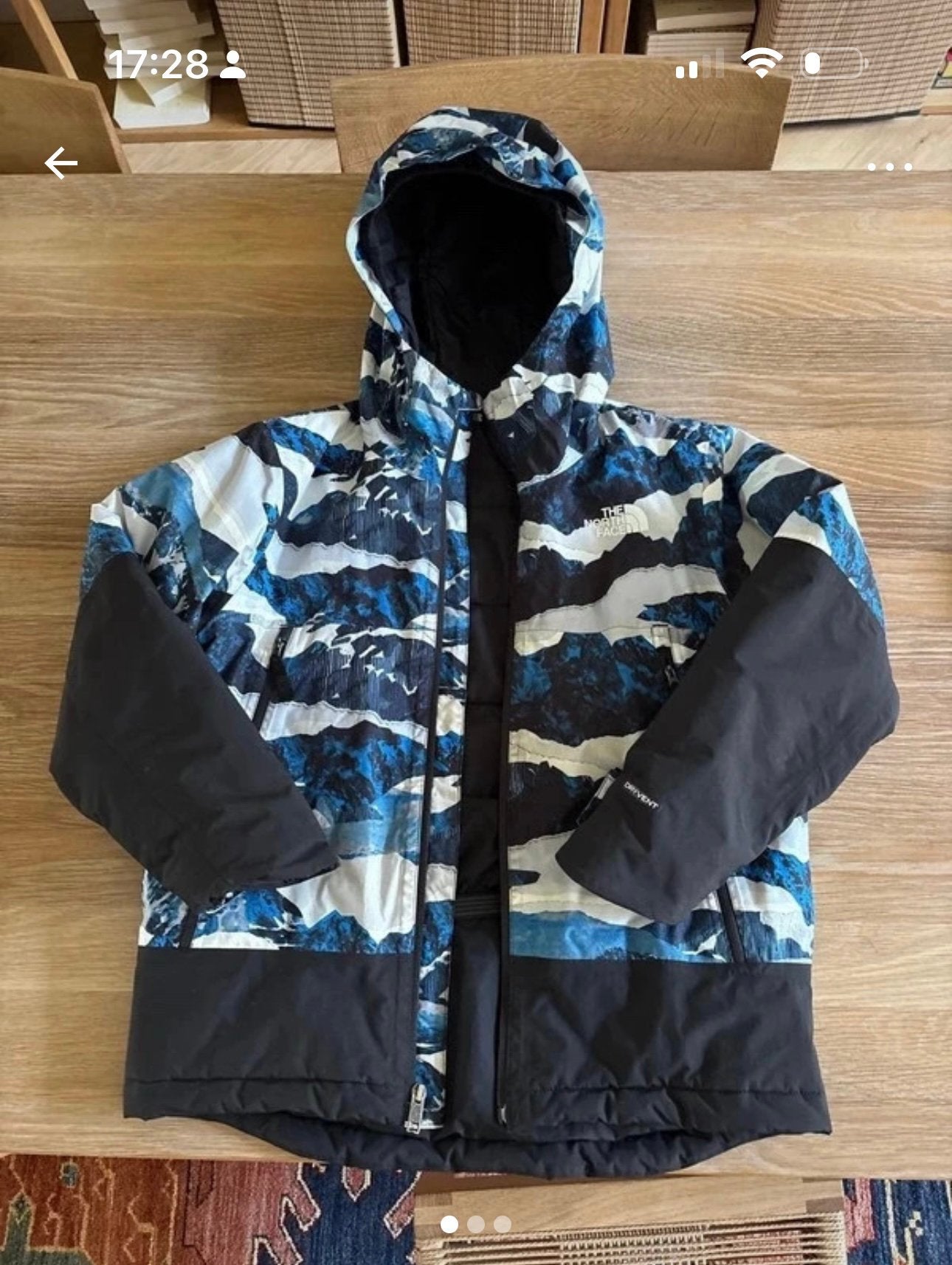 North face ski jacket for teens 12, Ophalen of Verzenden, Zo goed als nieuw