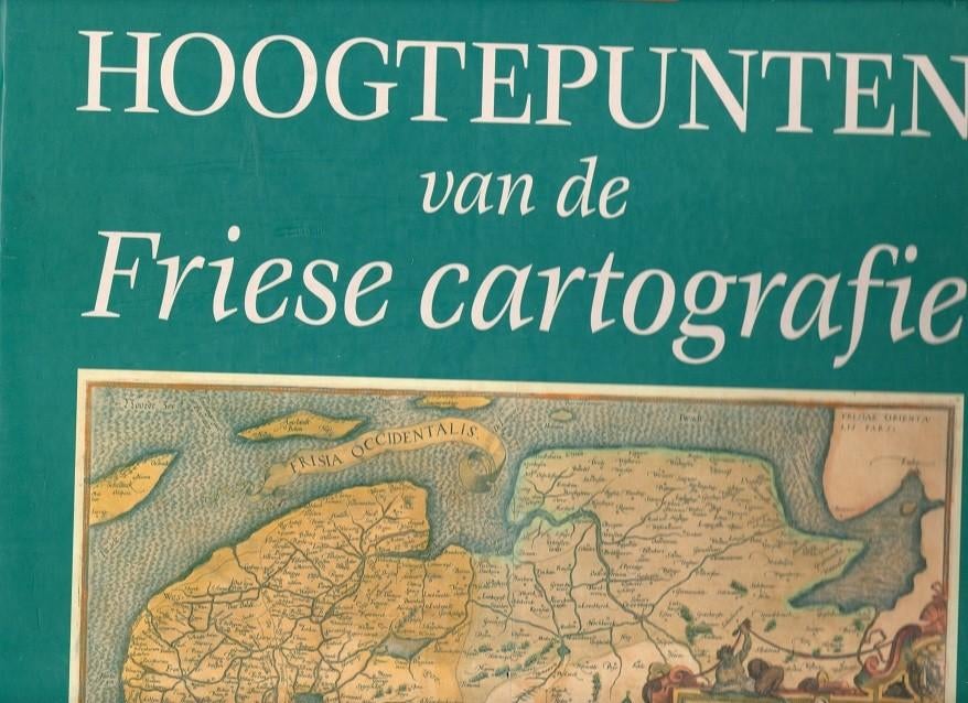 hoogtepunten van de friese cartografie p.j. de rijke, Verzenden, 1800 tot 2000, Nederland, Landkaart
