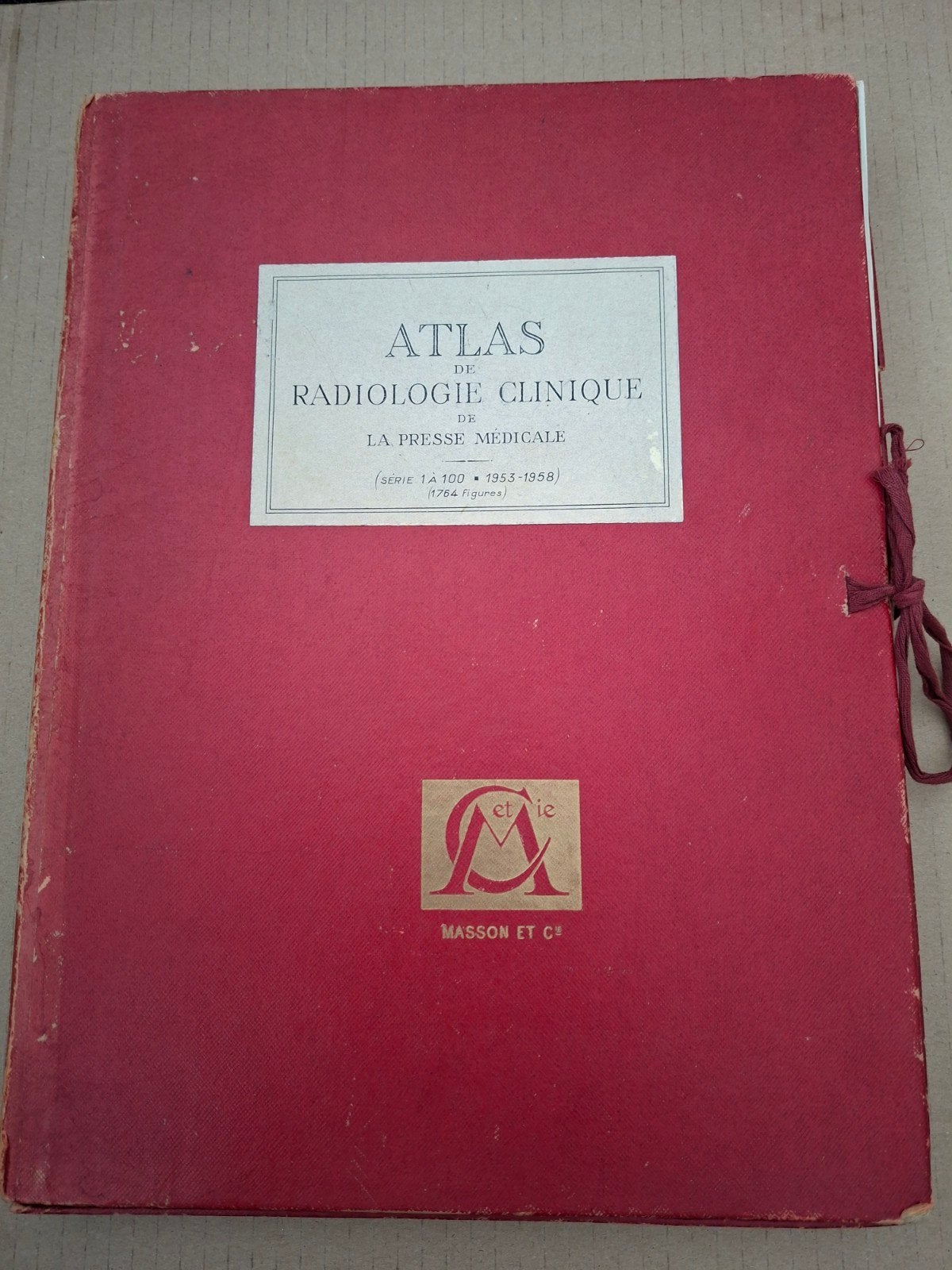 Atlas de radiologie clinique - La Presse Médicale 1953-1958, Antiek en Kunst, Ophalen of Verzenden, La Presse Médicale
