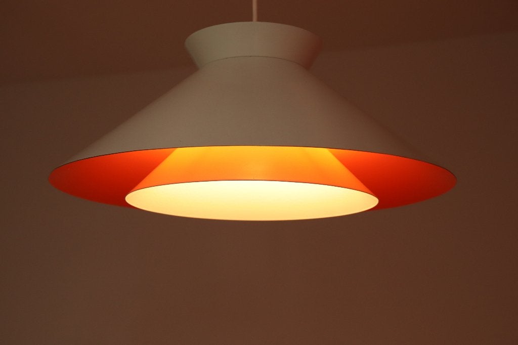 Deens vintage design LAMP wit Mid Century Scandinavisch MCM, Gebruikt, Ophalen of Verzenden, Vintage Mid Century Deens Design Scandinavisch Nordic Poulsen