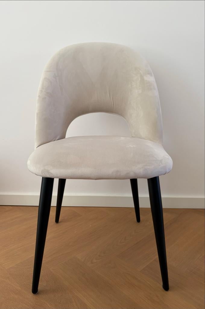 Set van 6 Westwing eetkamerstoelen - Zo goed als nieuw, Huis en Inrichting, Stoelen, Ophalen, Overige kleuren, Zo goed als nieuw